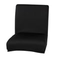 thumbnail image 1 of DOLITY Elastic Bar Stool Cover Chair Seat Protector Dining Room Chair Slipcover Decor Black, 1 of 5