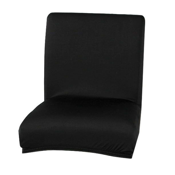 Fundas elásticas para sillas de comedor, fundas protectoras para taburetes laterales de barra de bar Negro
