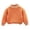 Orange, variant on LNMQLPDBS Baby Boys Half Mock Neck Sweater Toddler Contrast Stripe Ribbed Top Kids Warm Chunky Knit Pullover Newborn Cozy Long Sleeve Shirt Infant Casual School Fall Winter Wear with Patch