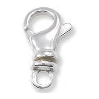 Swivel Lobster Clasp 10.5mm Sterling Silver (1-Pc)