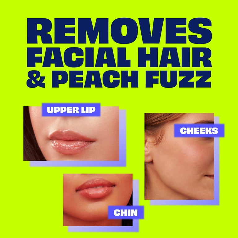 Nair Prep & Smooth Face, Facial Hair Remover for Women, Sensitive, Coconut Milk & Collagen, 1.76 oz