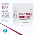 thumbnail image 2 of Dynarex Zinc Oxide Ointment, Soothes, Prevents, and Relieves Diaper Rash, Chaffed Skin, and Irritation, White, 1 Count - 15 oz. Jar of Ointment, 2 of 7