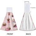 thumbnail image 4 of SKYSONIC Hanging Kitchen Towel 12 x 17 Inch Pug Towel Set 2 Pieces of Dry Towels for Kitchen, Bathroom, Laundry Room Table, 4 of 7