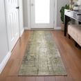 thumbnail image 4 of Dalyn Rugs Machine Washable Indoor/Outdoor Chantille Gold 2'3" x 7'6" Runner Rug, 4 of 7