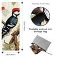 thumbnail image 4 of Woodpecker Yoga Mat Towel with Storage Bag, 72.8"x26.8" - Suitable for Yoga, Pilates, Fitness, Gym Towel, and More, 4 of 6
