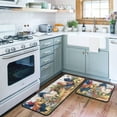 thumbnail image 2 of Rooster Kitchen Rugs and Mats Non Skid Washable Absorbent Microfiber Kitchen Mats for Floor Anti Fatigue Kitchen Mat Set of 2 Rooster Kitchen Decor Stain Resistant 17"x47.2"+17"x23.6", 2 of 5