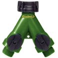 thumbnail image 1 of Fiskars  Green Thumb Premium 2-Way Full-Flow Manifold, Poly, 1 of 1