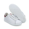 thumbnail image 3 of Victoria Girls Casual Leather Shoes, White \ Red,1 M US, 3 of 7