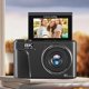 thumbnail image 5 of Cámara Digital De 8k Para Fotografía, Cámara De Vlogging Wifi De 88MP Con Zoom Digital 18x, 3 Pulgadas 180 Cámaras De Video De Enfoque Automático De Pantalla Con Lente Dual, 5 of 7