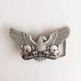 thumbnail image 4 of Jean's Friend Vintage Wings Skulls Belt Buckle Gurtelschnalle Boucle de Ceinture, 4 of 6
