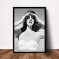 thumbnail image 5 of Póster de la cantante de música Lana Del Rey, modelo de lienzo, pintura, fumando, foto retro, retrato, imagen, bar, sala de estar, arte de pared, decoración del hogar, 5 of 5