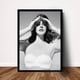 thumbnail image 5 of Póster de la cantante de música Lana Del Rey, modelo de lienzo, pintura, fumando, foto retro, retrato, imagen, bar, sala de estar, arte de pared, decoración del hogar, 5 of 5
