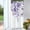 Purple, variant on Teal Eucalyptus Shower Curtain, Watercolor Plant Leaves with Floral Bathroom Shower Curtain Set with Hooks, 72x72