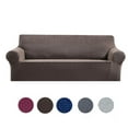 thumbnail image 4 of Bewildely Funda elástica para sofá, sofá, salón, silla reclinable, funda protectora Decoración del hogar Marrón Bewildely HA000480-05B, 4 of 6
