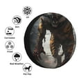 thumbnail image 4 of Rateoe Ruins Tiger Warrior Pattern Tire Cover Wheel Protectors Weatherproof Wheel Covers Universal Fit for Trailer Rv SUV Truck Camper Travel Trailers Accessories-14 inch, 4 of 6