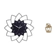 thumbnail image 1 of Reloj De Pared Acrílico Con Forma De Flor Y Estatua Abstracta De Pareja. Escultura Creativa De Resina. Decoración Para Dormitorio, Cafetería, Estantería O Escritorio., 1 of 5