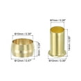 thumbnail image 2 of Uxcell 10mm Tube ID Compression Assortment Kit, Brass Compression Sleeve Ferrule & Insert for Water Oil Pipe, 15 Set, 2 of 5