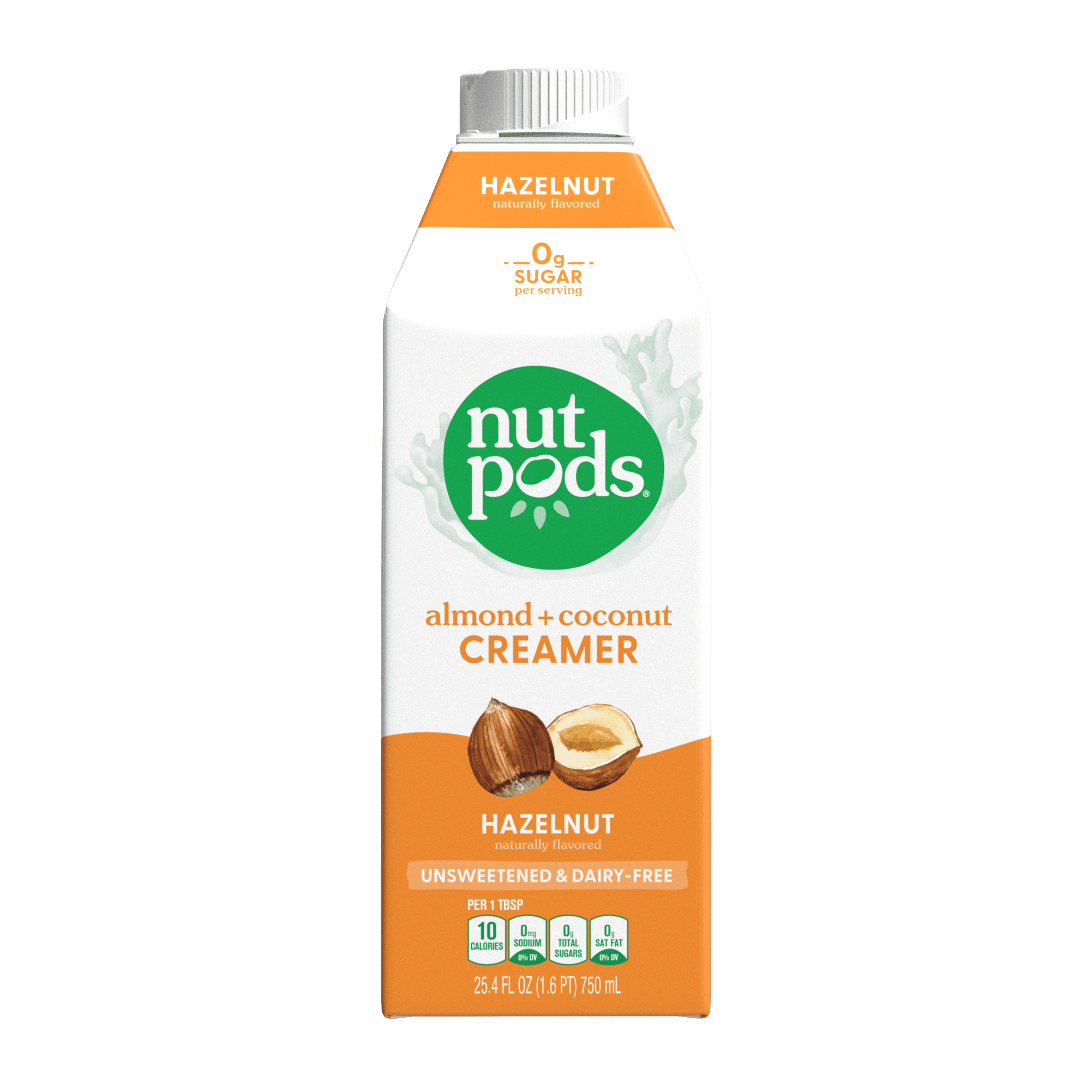 nutpods Sugar Free, Hazelnut, Almond + Coconut Creamer, 25.4 oz
