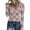 Pink#036, variant on Stichou Henley Shirts for Women Plaid Slim Fit Long Sleeve Soft Tops Casual Button T-Shirts Winter Fashion Outfits Blue L