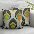 thumbnail image 3 of Nawypu  Mid Century Pattern Throw Pillow Cover Water Shaped Regular Colorful Simple Row Neat Modern Creative Pillow Case Decorative Men Women Boy Girl Room Cushion Cover for Home Bed, 3 of 5