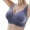 Blue, variant on Women Fashion Casual Breathable Tube Top Bra Underwear Without Steel Ring Gathering and Adjusting Bro Everyday Wear Bras Purple 36