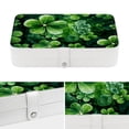 thumbnail image 4 of Saint Patrick's Day Decorative PU Leather Jewelry Organizer Box with Removable Compartment: Portable Display Case, 4 of 6