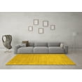 thumbnail image 3 of Ahgly Company Indoor Rectangle Solid Yellow Modern Area Rugs, 5' x 8', 3 of 4