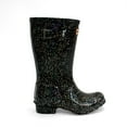 thumbnail image 3 of Hunter Girls Original Giant Glitter Rain Boots, Black,1 M US, 3 of 7