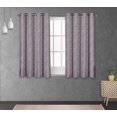 thumbnail image 2 of S4sassy Cotton Duck Pineapple Purple Fruits 2 panel set decorative short window&nbsp;treatment eyelet&nbsp;curtain- 54x63 Inches, 2 of 4