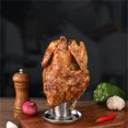 thumbnail image 4 of Beer Can Chicken Roaster Stand - Stainless Steel Vertical Chicken Roaster for BBQ, Grill, Oven - Beer Can Chicken Holder for Juicy, Flavorful Roast Chicken, 4 of 4
