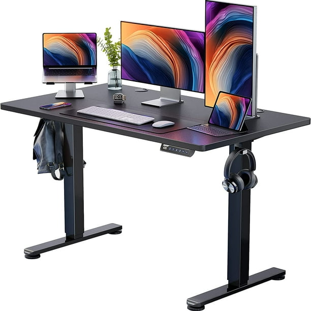 Electric Standing Desk 48" x 24" Height Adjustable Sit Stand up Desk