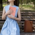 thumbnail image 4 of Cuaderno de oficina de negocios Bloc de notas de hojas sueltas cuero sintético para estudiantes 6 anillos, rosa, 4 of 5