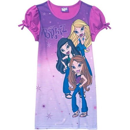 Girl's BRATZ Short-Sleeved Nightgown
