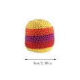 thumbnail image 2 of Dpityserensio Pouf Tricoté Coloré, 2 of 7