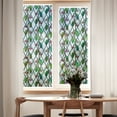 thumbnail image 4 of Privacy Window Film Stained Glass Window Film Non-Adhesive Frosted Glass Film Decorative Static Cling Window Film Cling for Home UV Blocking/Privacy/Heat Insulation, 4 of 8