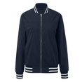 thumbnail image 5 of Lixiuxyad Womens Bomber Jacket Zip Up Casual Jackets Lightweight Trendy Outerwear Coat with Pockets Blue, 5 of 5