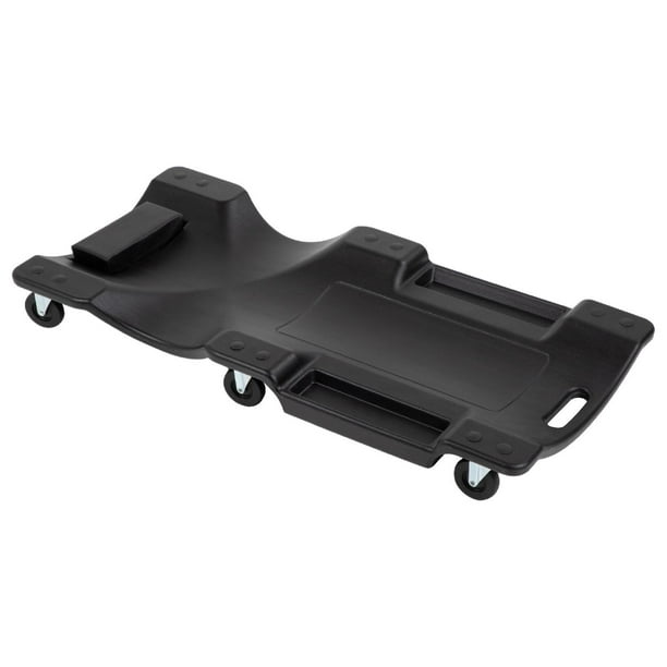 Cama Para Mecánico Deslizante 36 Pulgadas Soporta 120kg Con 6 Ruedas Giratorias Kingsman negro Estandar