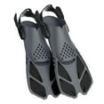 thumbnail image 3 of 2Pcs Nage Palmes Snorkel Chaussures pour la Plongée Sous-Marine Femmes Taille Noir, 3 of 5