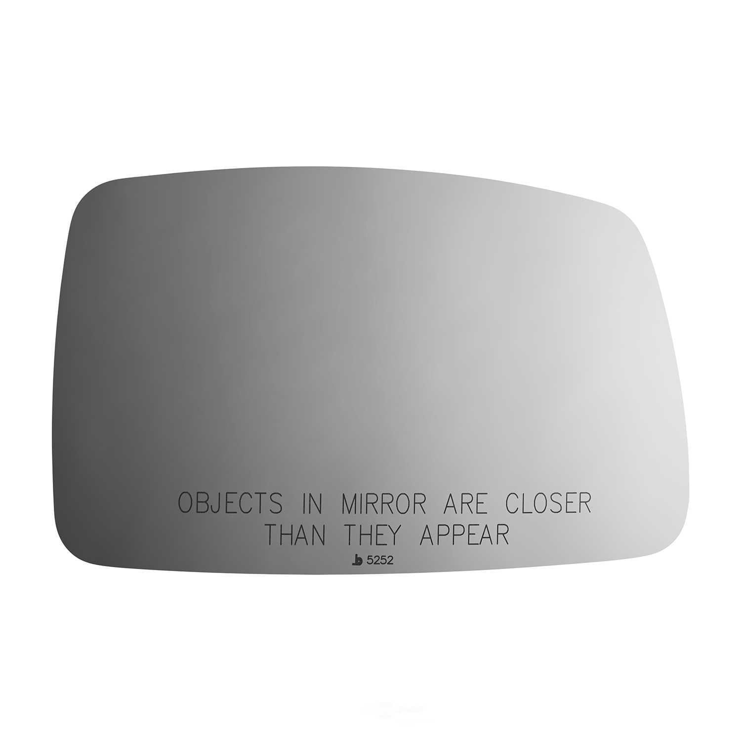 Burco Side View Mirror Replacement Glass - Clear Glass - 5252