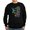 Black, variant on CafePress - Rainbow Hummingbird On Trumpet Vine Sweatshirt (Da - Classic Crew Neck Sweatshirt