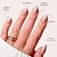 thumbnail image 3 of Press On Nails Glamnetic Fiancéd Short Almond Nude Ombré, 3 of 6