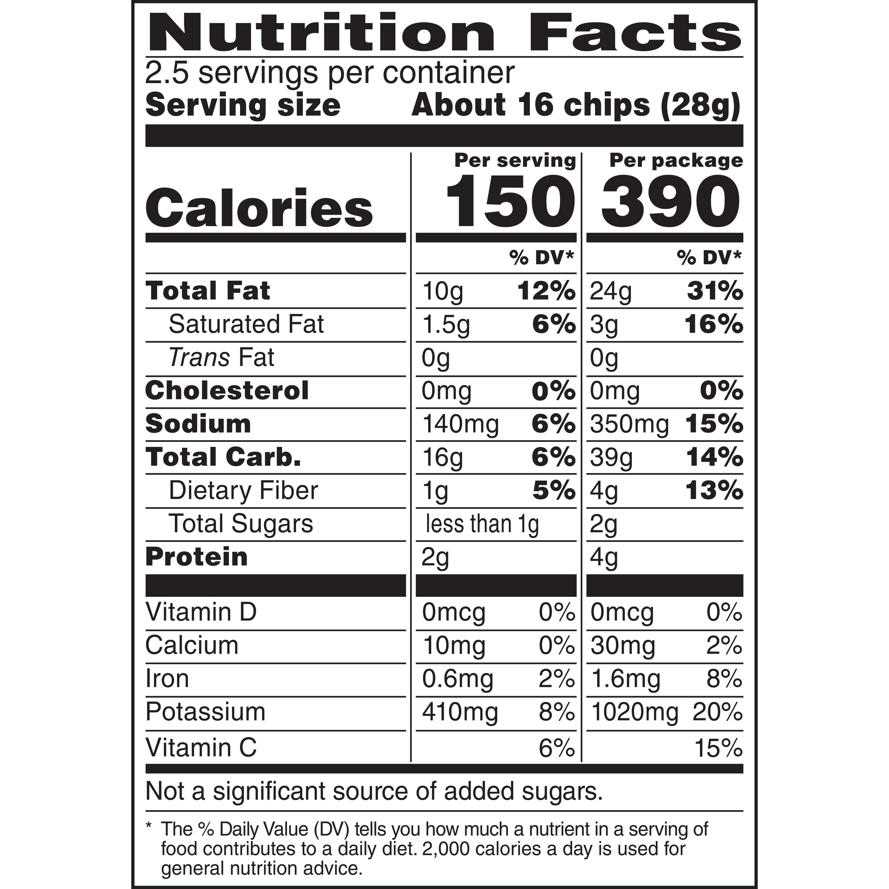 Lay's Potato Chips Snack Chips, Valentina & Lime, 2.5 oz Bag