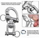 thumbnail image 4 of Stainless Steel Quick Release Snap Shackle for Sailboats, Rotatable Design, 2 Pack, 4 of 5