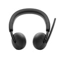 thumbnail image 2 of Auriculares inalámbricos Dell WL3024 - Diadema de piel sintética, micrófono con cancelación de ruido basado en IA integrado, micrófono boom - Negro, 2 of 5