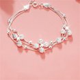 thumbnail image 4 of Xihbxyly Pulsera Plateada, Moderna Pulsera de Cadena con Diseño de Hojas, Ajustable para Muñecas de Todos Los Tamaños, Accesorio Versátil para Cualquier Ocasión, Un Regalo Especial para Tus Seres Que, 4 of 7