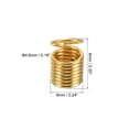 thumbnail image 2 of Unique Bargains Embouts de Cordon, 100 Pcs Embouts de Ressorts Métalliques 6x9mm Embouts de Terminateurs à Ressorts Dorés, 2 of 5