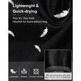 thumbnail image 5 of Taigaofy 2 Pack Men's Long Sleeve Workout Shirts Sun Protection Tee Moisture Wicking Quick Dry Athletic Gym Workout T Shirts Black Gray 2XL, 5 of 9