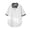White, variant on Men's Plus Size Baggy Plaid Printed Polo Shirt Short Sleeve Patchwork Loose Fit T Shirts Button up Casual Trendy Tees White XXXXL