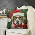 thumbnail image 2 of YINGXI Gifts, Christmas Pillow Covers, Christmas Decor, Gifts, Dog Merry Christmas Decorative Throw Pillow Covers 22x22in, 2 of 5