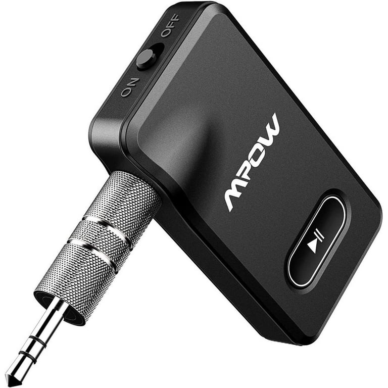 Bluetooth Receiver 5.0 Mini Aux Bluetooth Car Adapter For Music Streaming  12h Playtime